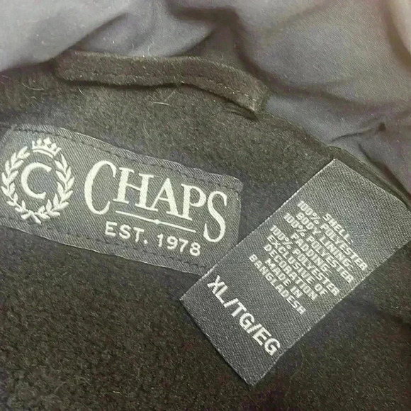 Chaps men’s extra-large quilted vest. - Picture 6 of 7